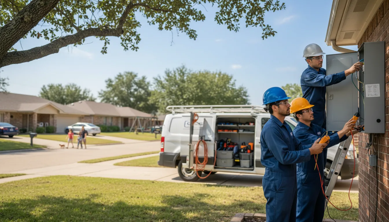 Certified electrician providing emergency electrical services in Climax, GA
